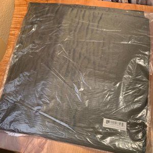 $250! NWT Ann Gish 100% Silk Pleated Decorative Pillow Sham - 22" x 18" Bronzini
